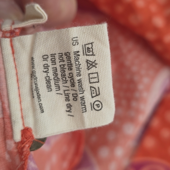 GUDRUN SJODEN KRISTINA layering Boho Orange Pink Festival Women’s Tunic Jacket - Picture 10 of 15